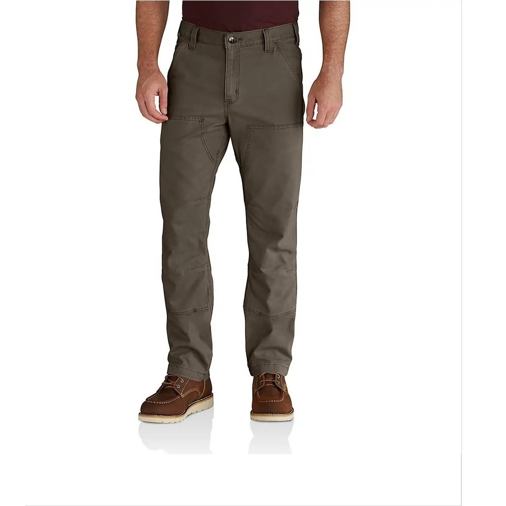 Carhartt Relaxed Straight Rigby Double-Front Dungaree Work Pants Tarmac 38x32
